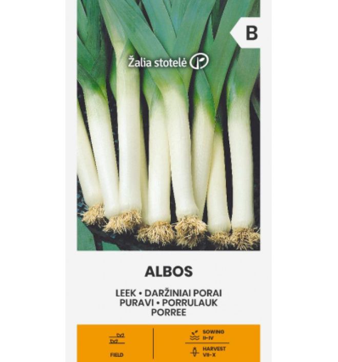 Purjo 'Albos' Keskivarhainen purjolajike Purjo 'Albos' Keskivarhainen purjolajike