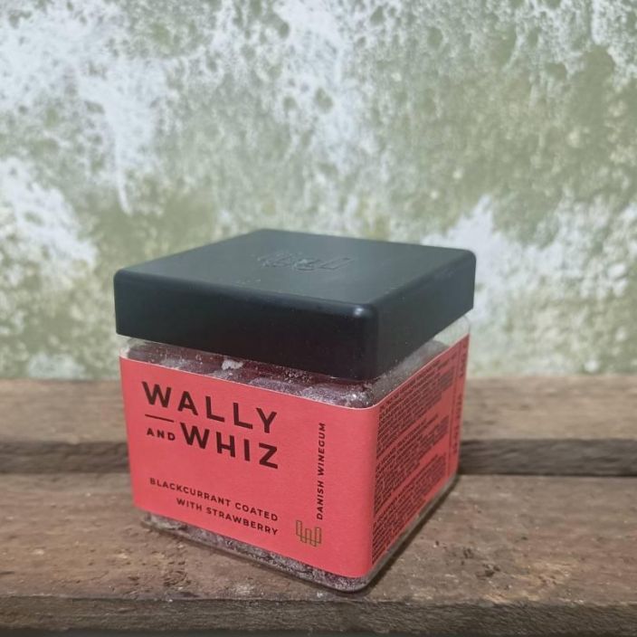Wally and Whiz 'Blackcurrant coated with Strawberry'