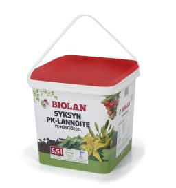 Biolan syksyn PK-lannoite 5,5 l.